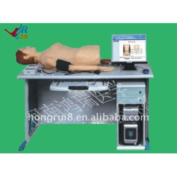 Système intelligent de tutorat d&#39;examen physique de réseau numérique, système d&#39;examen (double auscultation cardiaque et pulmonaire, abdomen